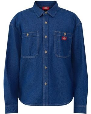 Dickies Mechanic Cotton Denim Shirt - Blue