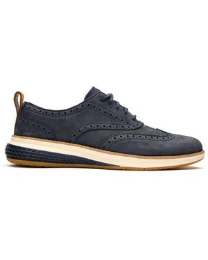 Cole Haan Original Grand Energy Weave Wingtip Shoes - Blue