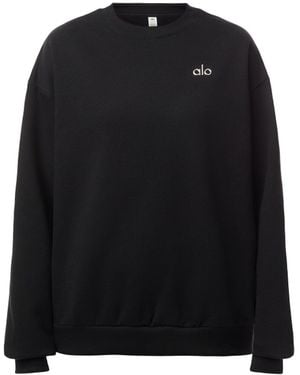 Alo Yoga Accolade Crew Neck Pullover - Black
