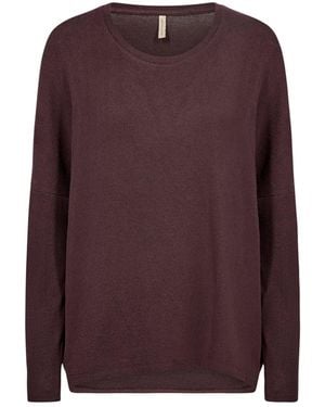 Soya Concept Biara 1 Long Sleeve Top - Purple