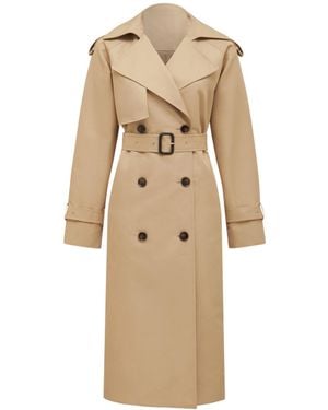 Forever New Women's Melissa Fashion Trench Coat - Natural