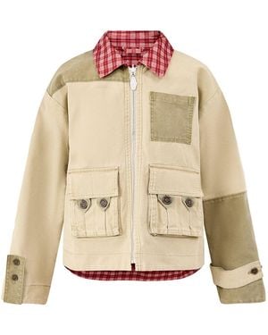 Damson Madder Marcelle Barn Jacket - Natural