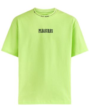 Pleasures Cut Here Heavyweight T-Shirt - Green