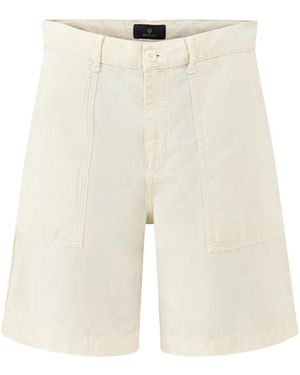 Belstaff Maritime Shorts Cream - White