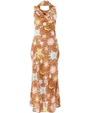 Never Fully Dressed Star Fawn Sophie Dress - Metallic