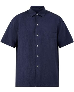Hartford Long Sleeve Shirt - Blue