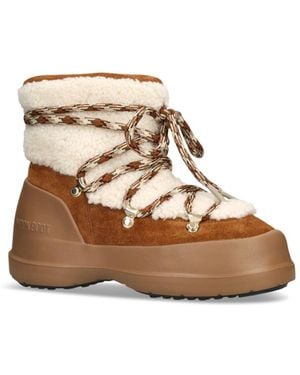 Moon Boot Luna Shearling - White