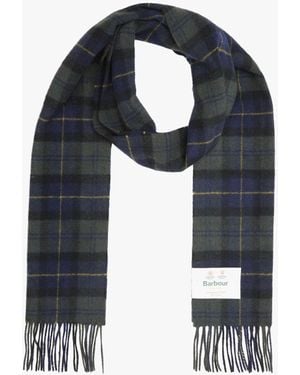 Barbour Tartan Scarf - Blue