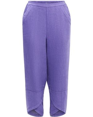 Sahara Tulip Hem Bubble Trouser - Purple