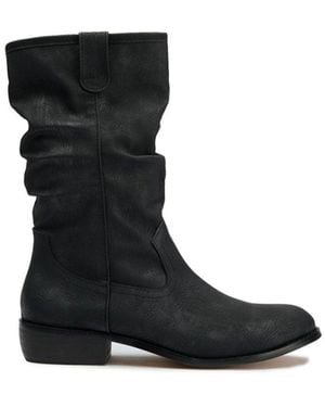 V.Gan Prune Vegan Western Boots - Black