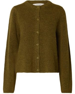 SELECTED Lulu Knit Cardigan - Green