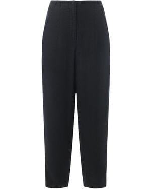 Whistles Barrel Leg Trouser - Black