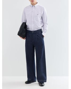 GANT Classic Oxford Stripe Shirt - Blue
