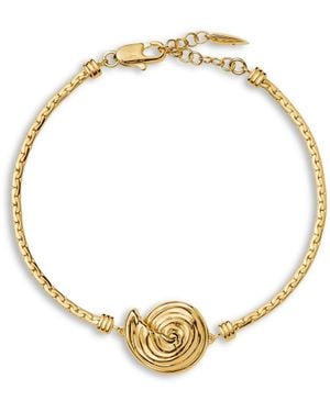 Missoma Spiral Cobra Chain Bracelet - Metallic