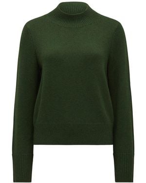 Forever New Women's Poppy Stand Neck Jumper - Green