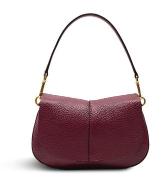 Gianni Chiarini Helena Round Small Crossbody Bag Wine - Purple