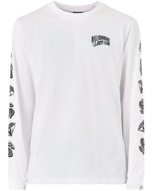 BBCICECREAM Diamonds & Dollars Long Sleeves T-Shirt - White