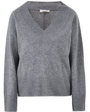 Chinti & Parker V Neck Jumper - Grey