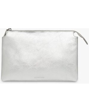 Whistles Women's Elita Double Pouch Clutch - White