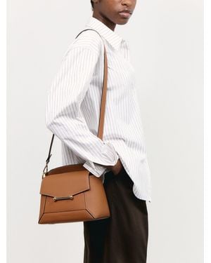 Strathberry Mosaic Top Handle Grain Bag - Natural
