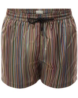Paul Smith Multi Swim Shorts, Polyester - Grey