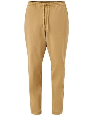 Ralph Lauren Prepster Drawstring Chino Trousers - Natural