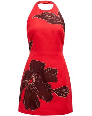 Forever New Corinna Printed Mini Dress - Red