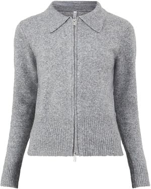 ONLY Blend Zip Cardigan - Grey