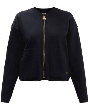 Barbour Clara Sweatshirt Bomber - Blue