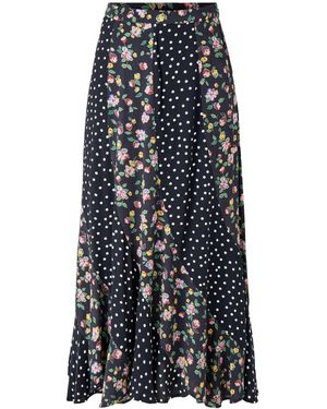 RIXO London Gracella Skirt Kimmie Dot Mix - Multicolour