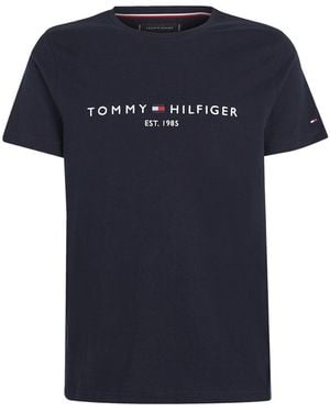 Tommy Hilfiger Core Tommy Logo T-Shirt - Blue