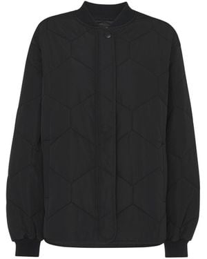 Whistles Women's Ida Short Quilted Coat - Black