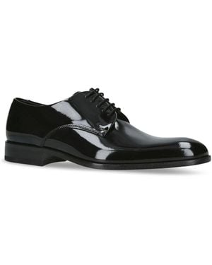 Loake Bow Patent Derby - White