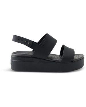 Crocs™ Brooklyn Low Wedge Sandals - White