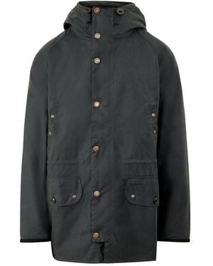 Barbour Reel Wax Parka - Black