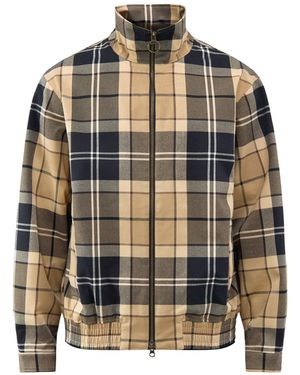Barbour Tartan Showerproof Harrington Jacket - Multicolour