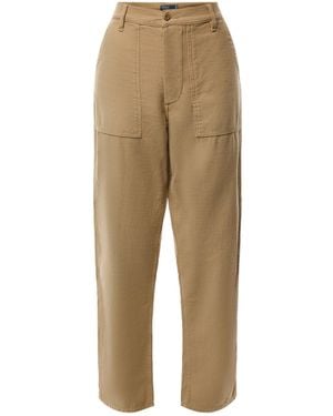 Polo Ralph Lauren Ricky Pt Ankle Flat Front - Natural