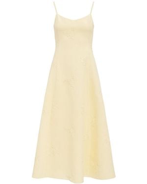 Forever New Tiffany Embellished Sequin Midi Dress - White