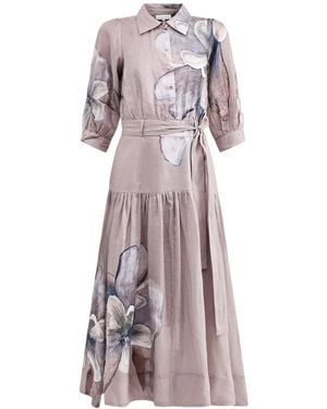 Dea Kudibal Palma Shirt Dress - Purple