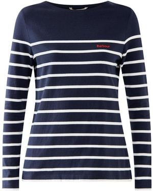 Barbour Bradley Top Strpe - Blue