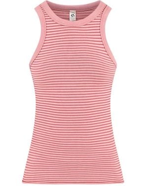 Free People So Soft Stripe Tank - Pink