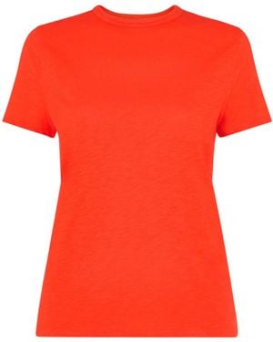 Whistles Posie Double Trim Tee - Red