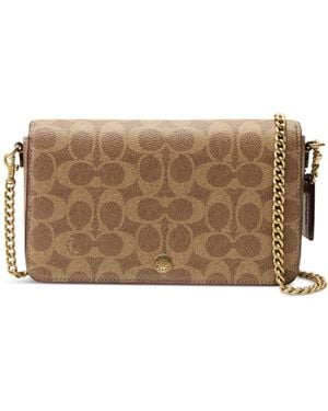 COACH Coated Canvas Signature Essential Crossbody Bag - Multicolour
