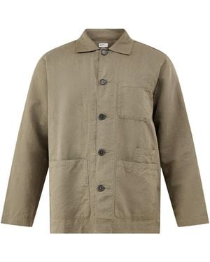 Universal Works Bakers Overshirt - Green