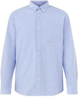 SELECTED Regrick-Ox Shirt Long Sleeves - Blue