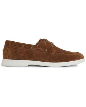 Simon Carter Trovo Boat Shoes - Brown