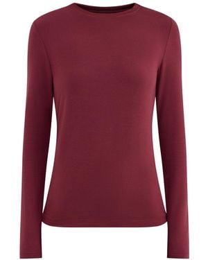 SELECTED Manja Long Sleeve T-Shirt - Red