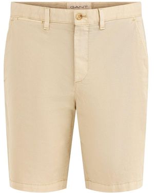 GANT Sunfaded Chino Shorts - Natural