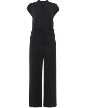 Whistles Sleeveless Drawstring Jumpsuit - Black