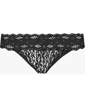 Wacoal Halo Lace Bikini Brief - Black